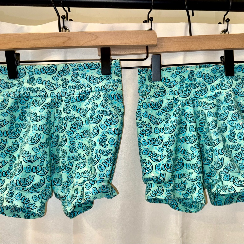 Handmade Bluey Patterned Shorts